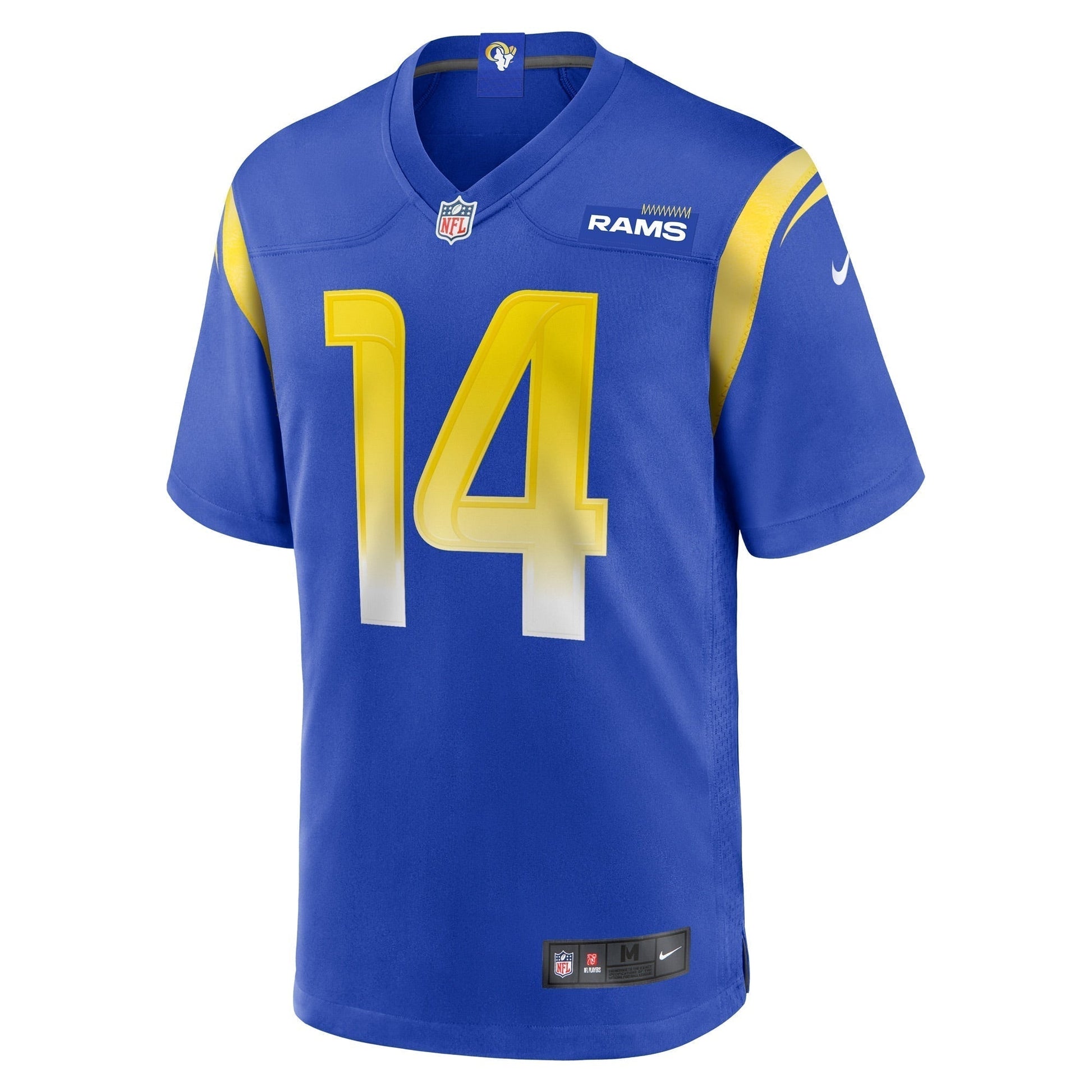 Cobie Durant Los Angeles Rams Game Jersey - Royal football jersey product view 2