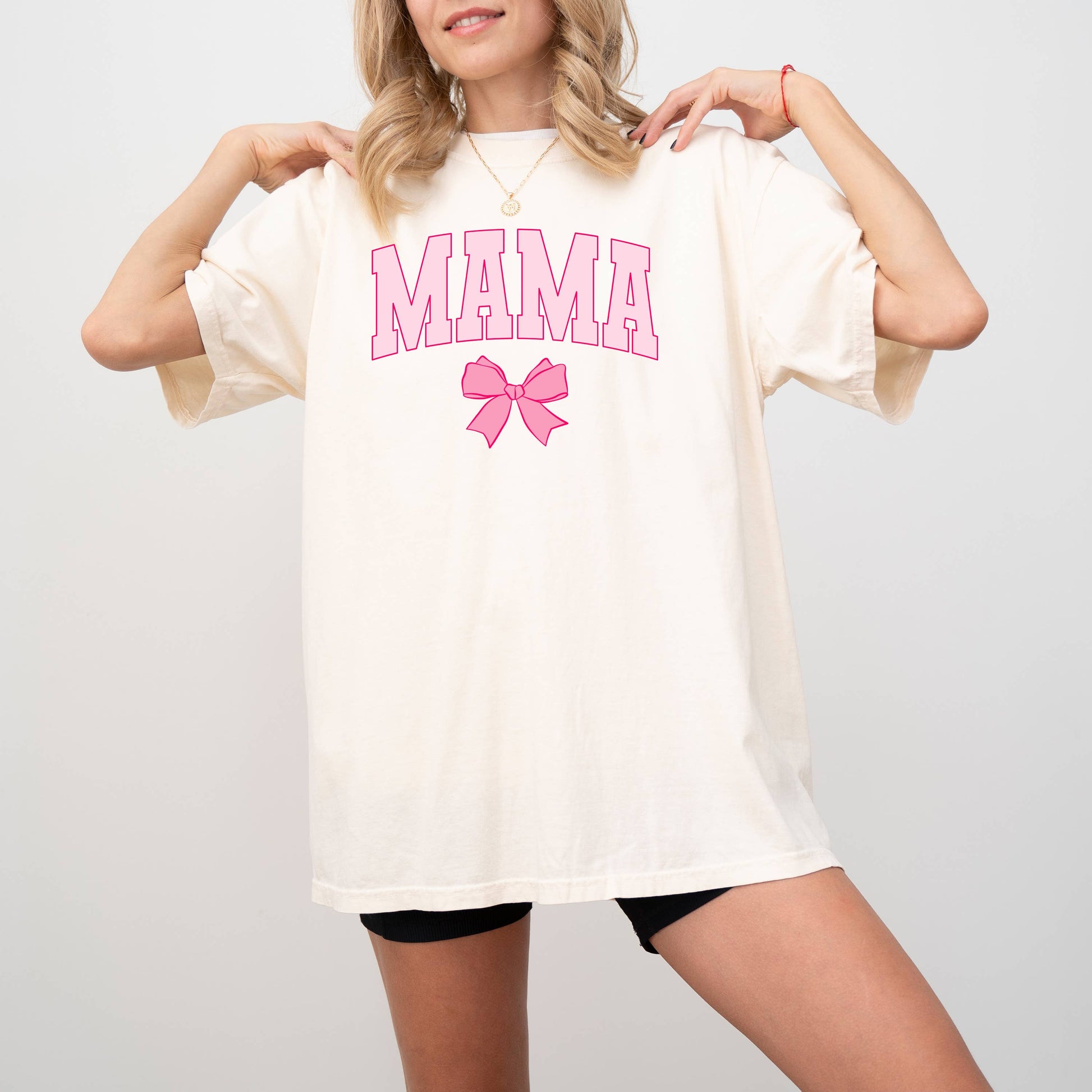 Mama Valentines, Mama Bow Shirt, Graphic Apparel Unisex T-shirt, Sweatshirt, Hoodie, Long Sleeve Tee - T-Shirt, Sweatshirt, Hoodie