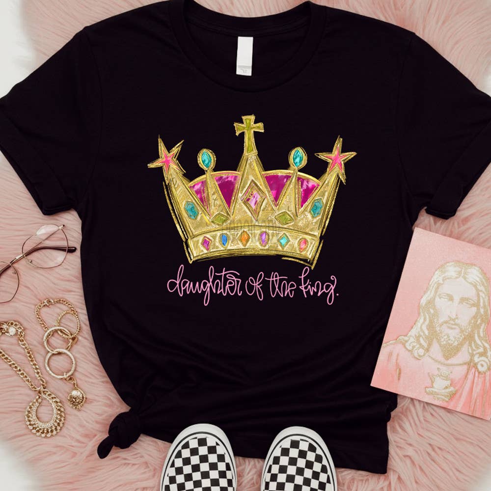 Daughter of the King Crown Tee Unisex T-shirt, Sweatshirt, Hoodie, Long Sleeve Tee - T-Shirt, Sweatshirt, Hoodie