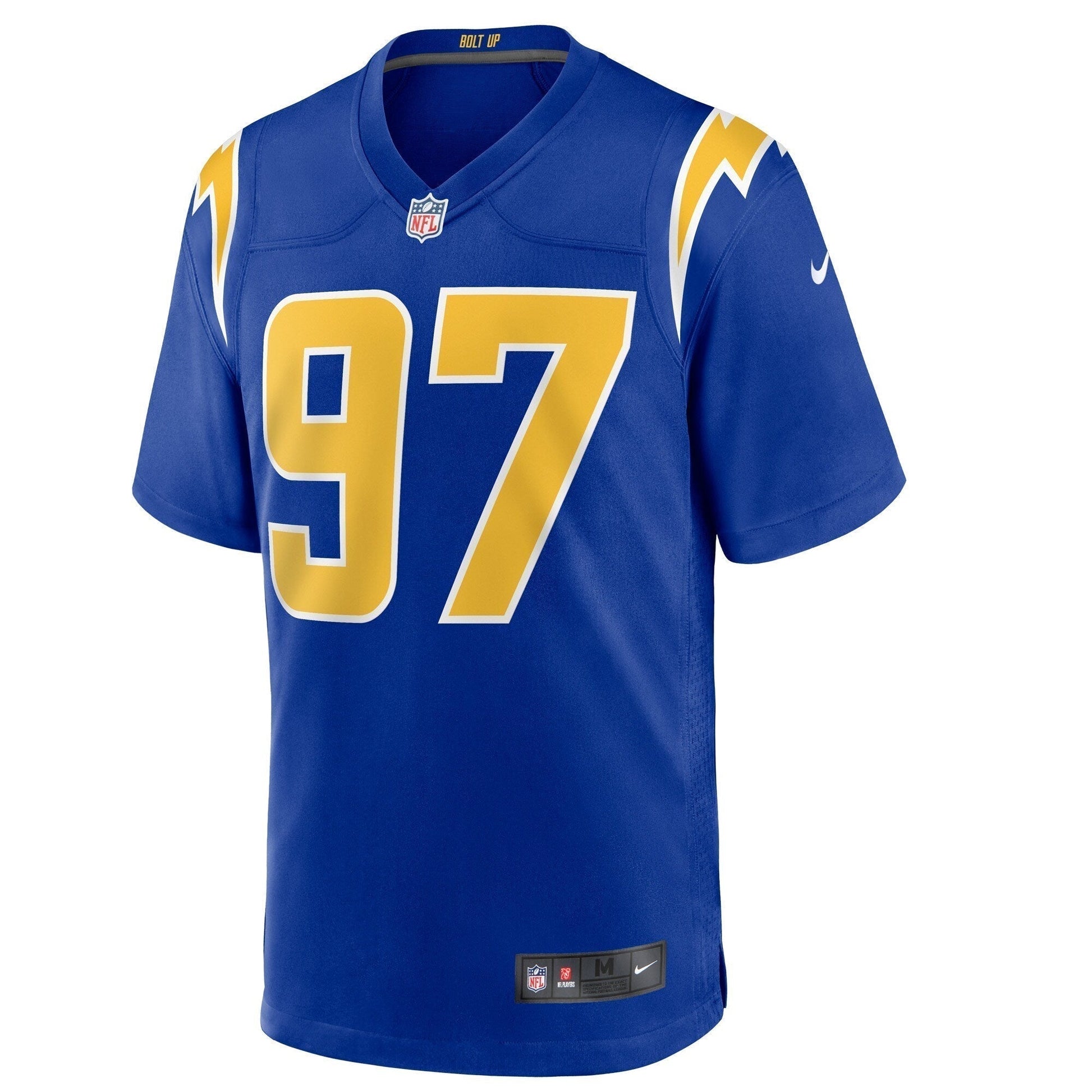 Joey Bosa Los Angeles Chargers 2nd Alternate Game Jersey - Royal football jersey product view 2