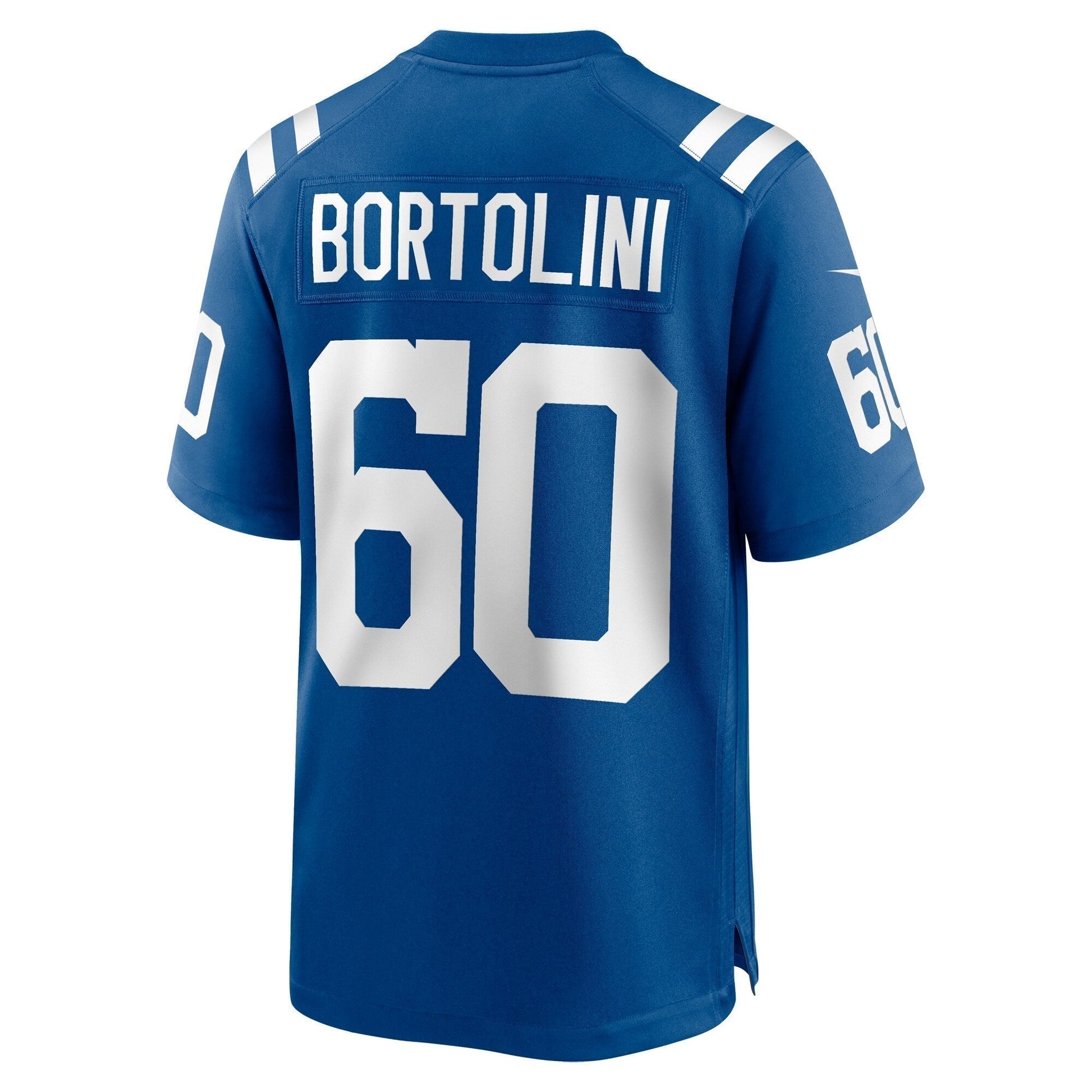 Tanor Bortolini Indianapolis Colts Game Jersey - Royal football jersey product view 3