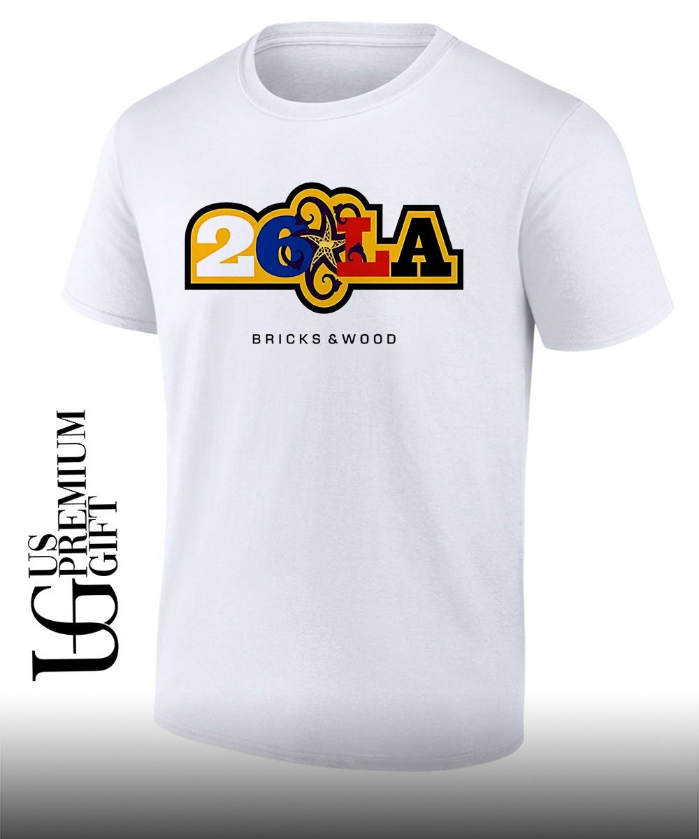26 LA Bricks and Wood Los Angeles Lakers shirt Unisex T-shirt, Sweatshirt, Hoodie, Long Sleeve Tee - T-Shirt, Sweatshirt, Hoodie