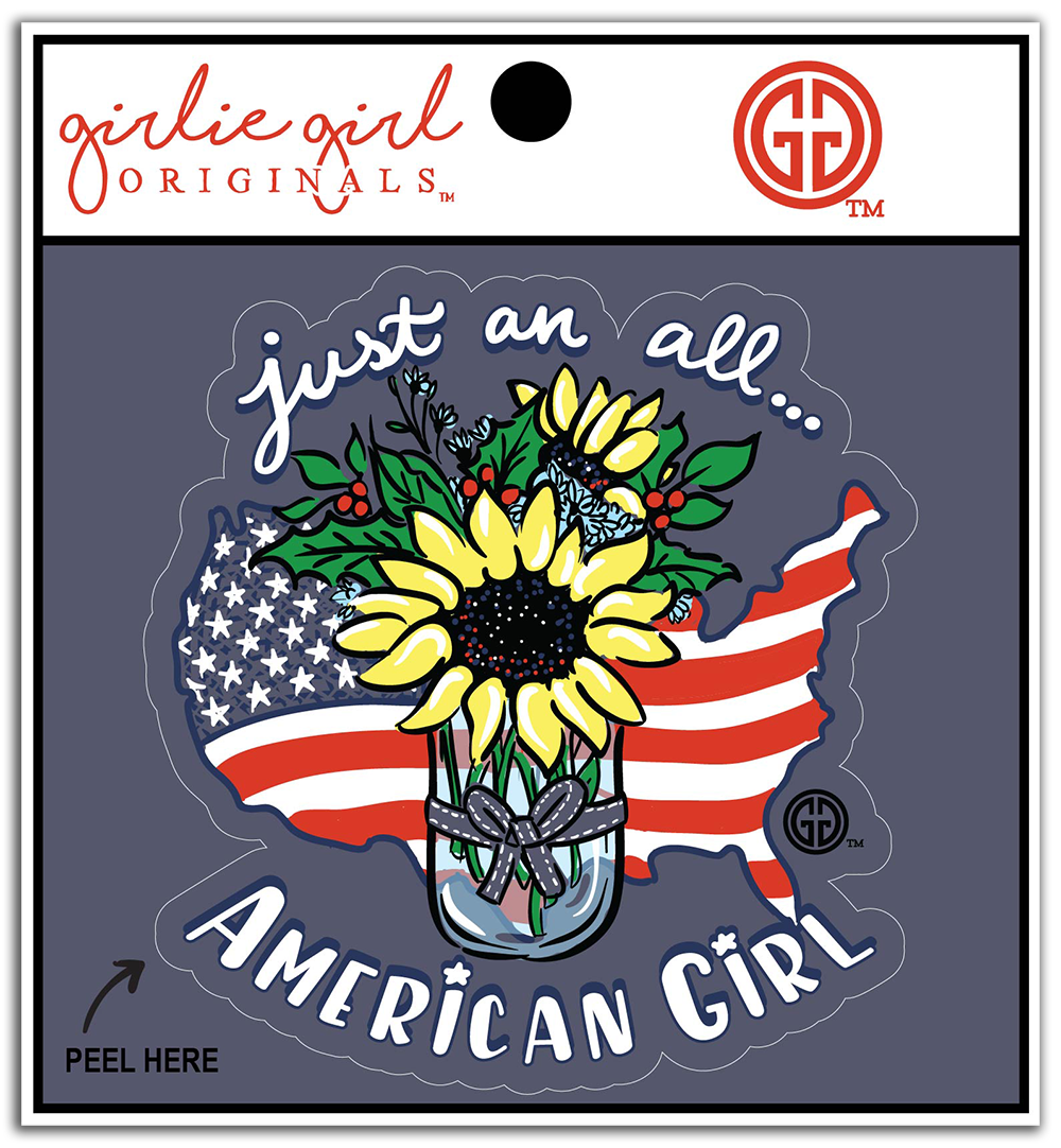 Decal/Sticker Sunflower American Girl 2359 Unisex T-shirt, Sweatshirt, Hoodie, Long Sleeve Tee - T-Shirt, Sweatshirt, Hoodie