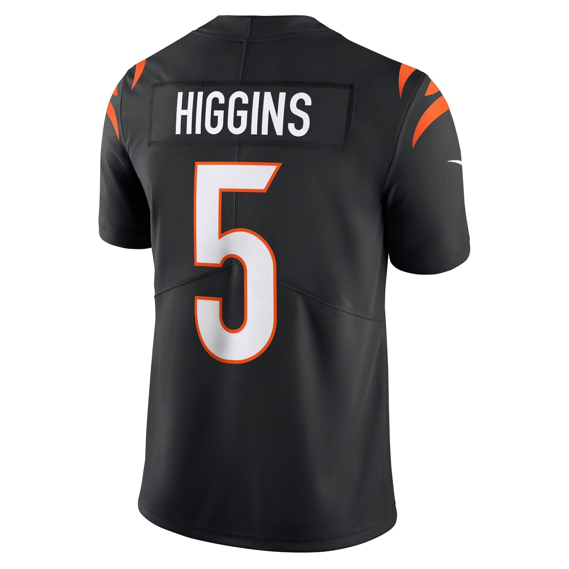 Cincinnati Bengals Tee Higgins Black Vapor Untouchable Limited Jersey football jersey product view 2