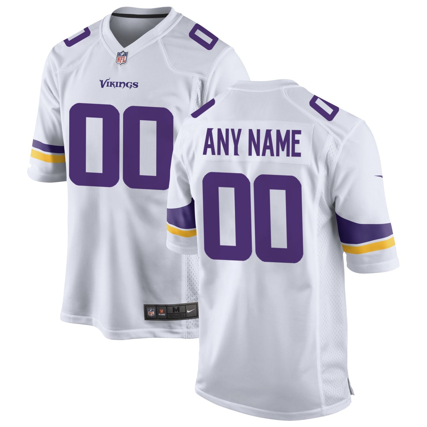 Custom Minnesota Vikings Jersey football jersey product view 1
