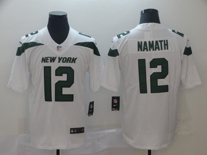 Men's New York Jets Joe Namath White Game Jersey football jersey product view 1