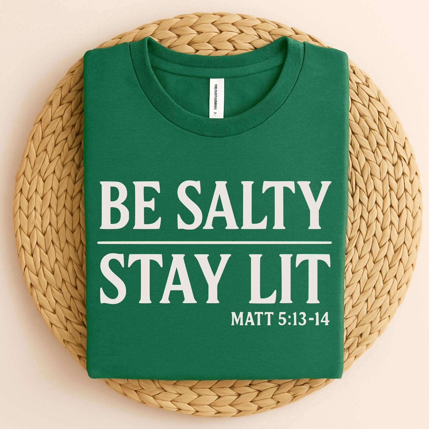 Salty & Lit Faith Tee - Christian Gift Unisex T-shirt, Sweatshirt, Hoodie, Long Sleeve Tee - T-Shirt, Sweatshirt, Hoodie
