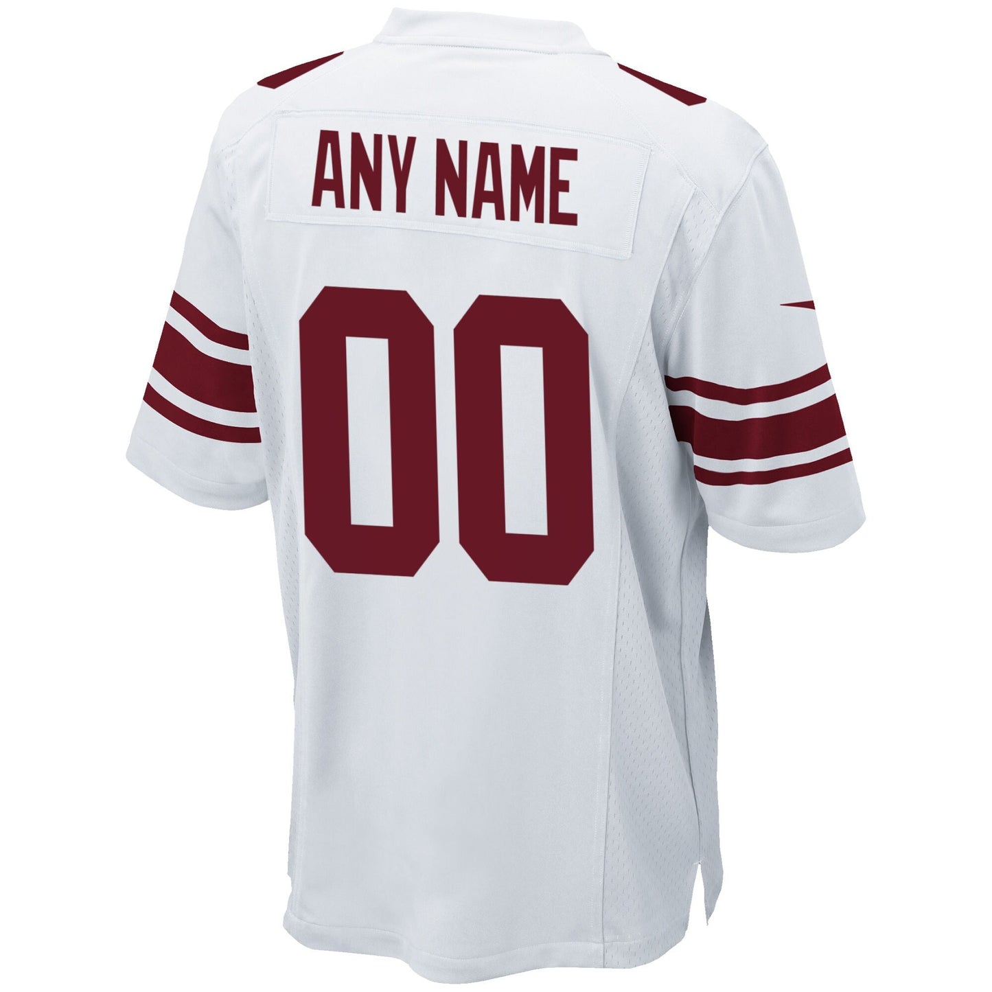 New York Giants Custom Game Jersey - White football jersey product view 3