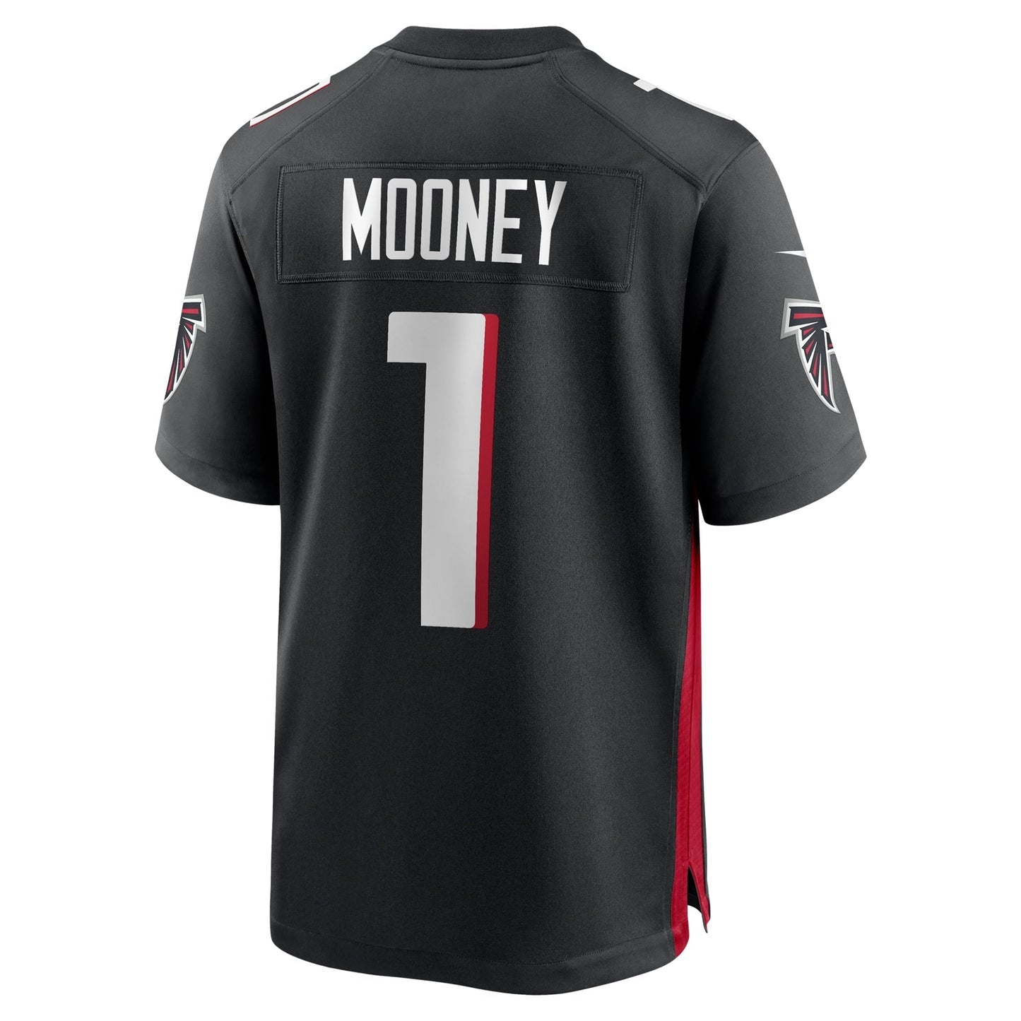 Darnell Mooney Atlanta Falcons Team Game Jersey - Black football jersey product view 3