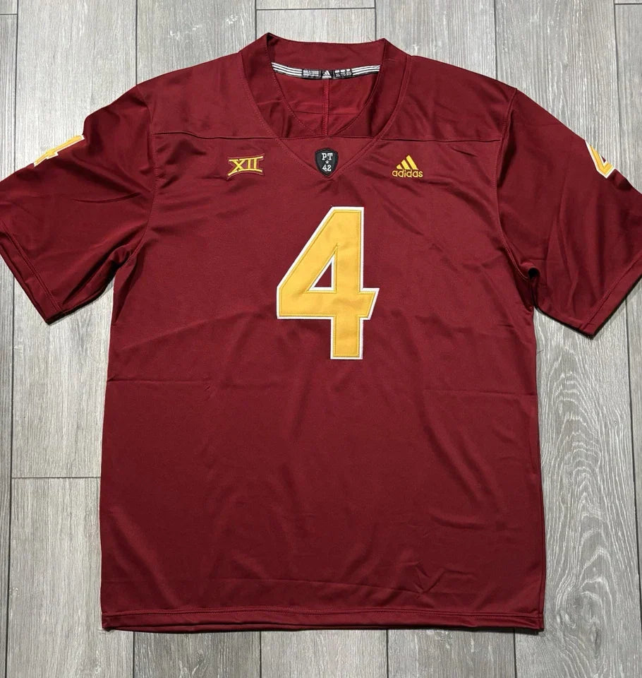 Arizona State Sun Devils Cam Skattebo Jersey. Mens XL. Red. Rare. football jersey product view 3