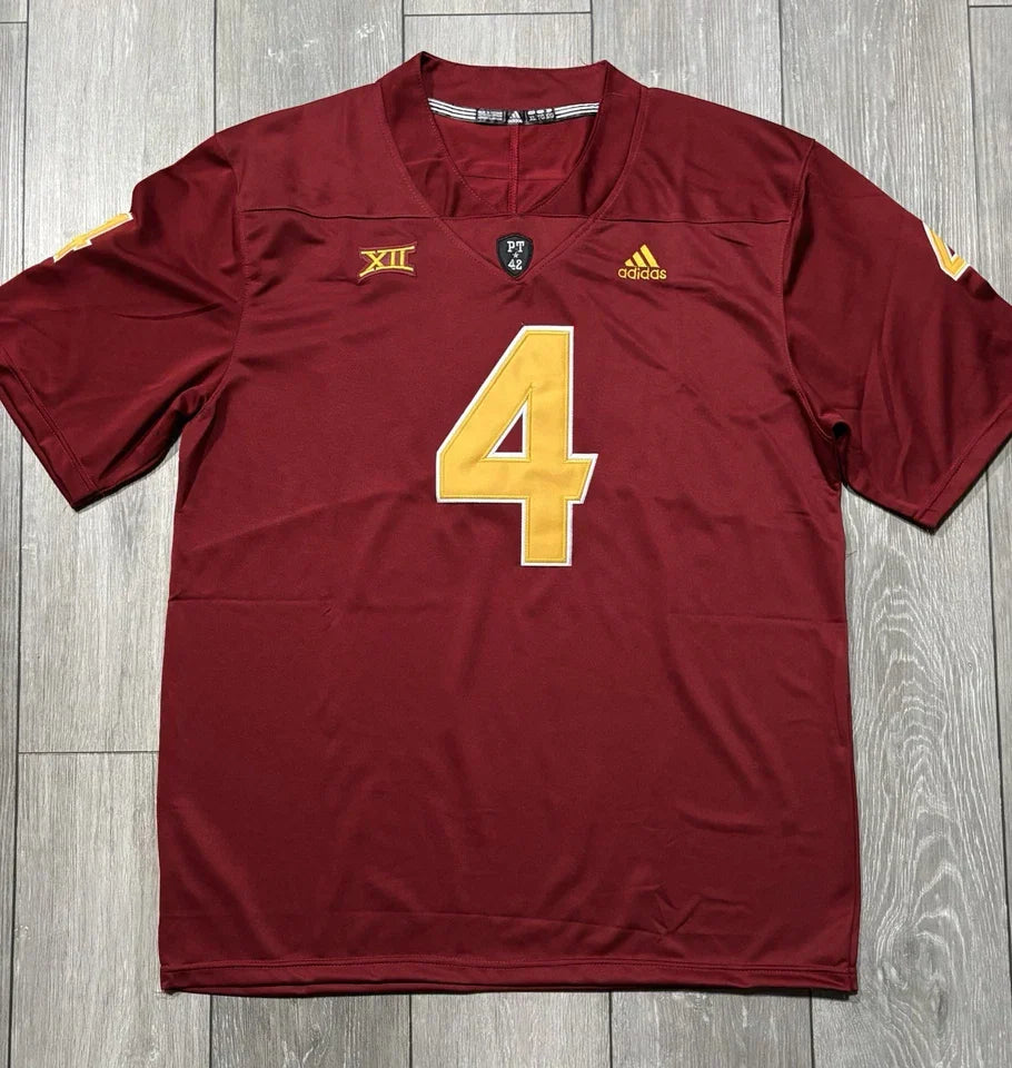 Arizona State Sun Devils Cam Skattebo Jersey. Mens XL. Red. Rare. football jersey product view 1