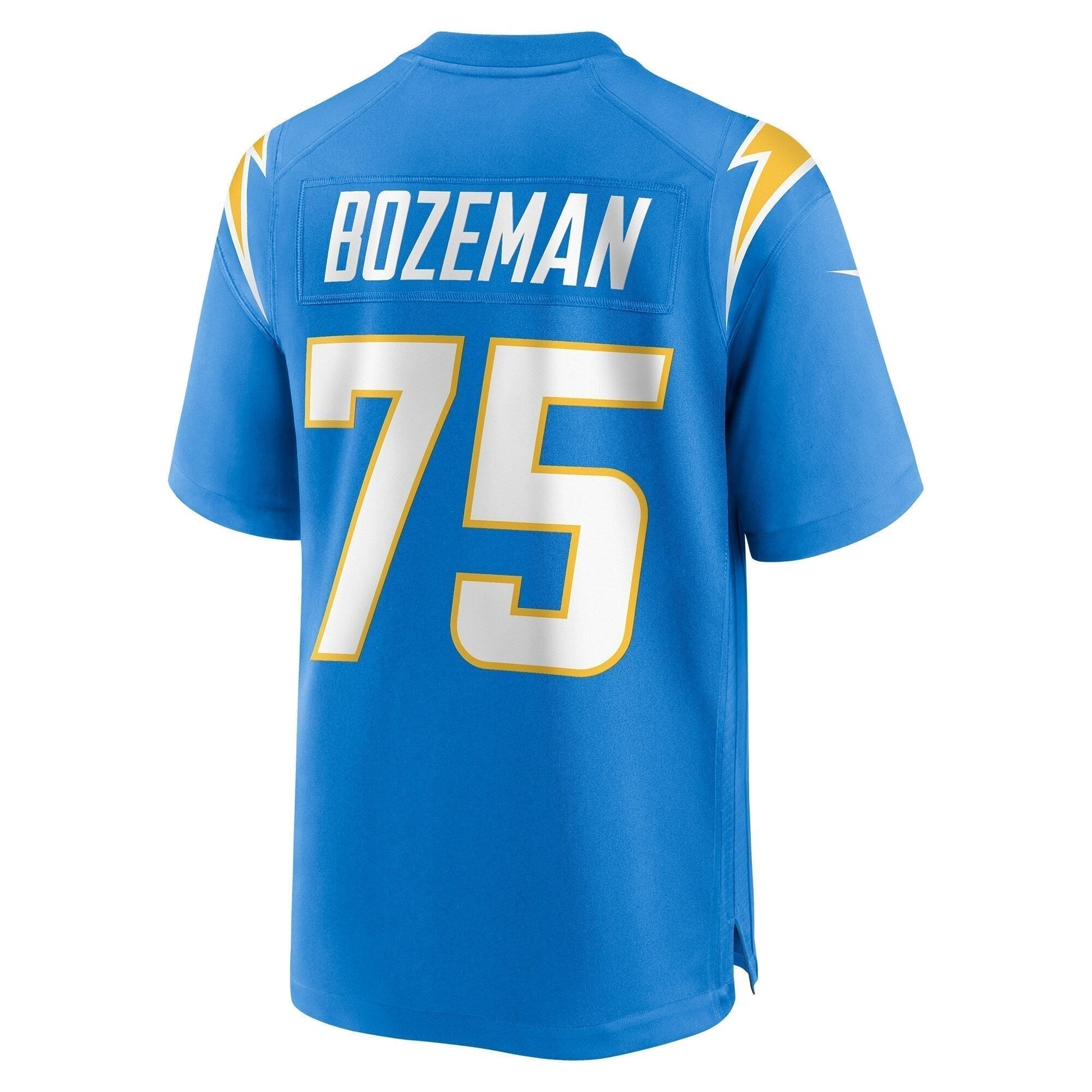 Bradley Bozeman Los Angeles Chargers Game Jersey - Powder Blue football jersey product view 3
