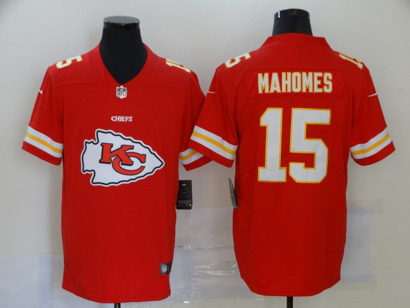Men's Kansas City Chiefs Patrick Mahomes #15 Red Game Jersey1 football jersey product view 1