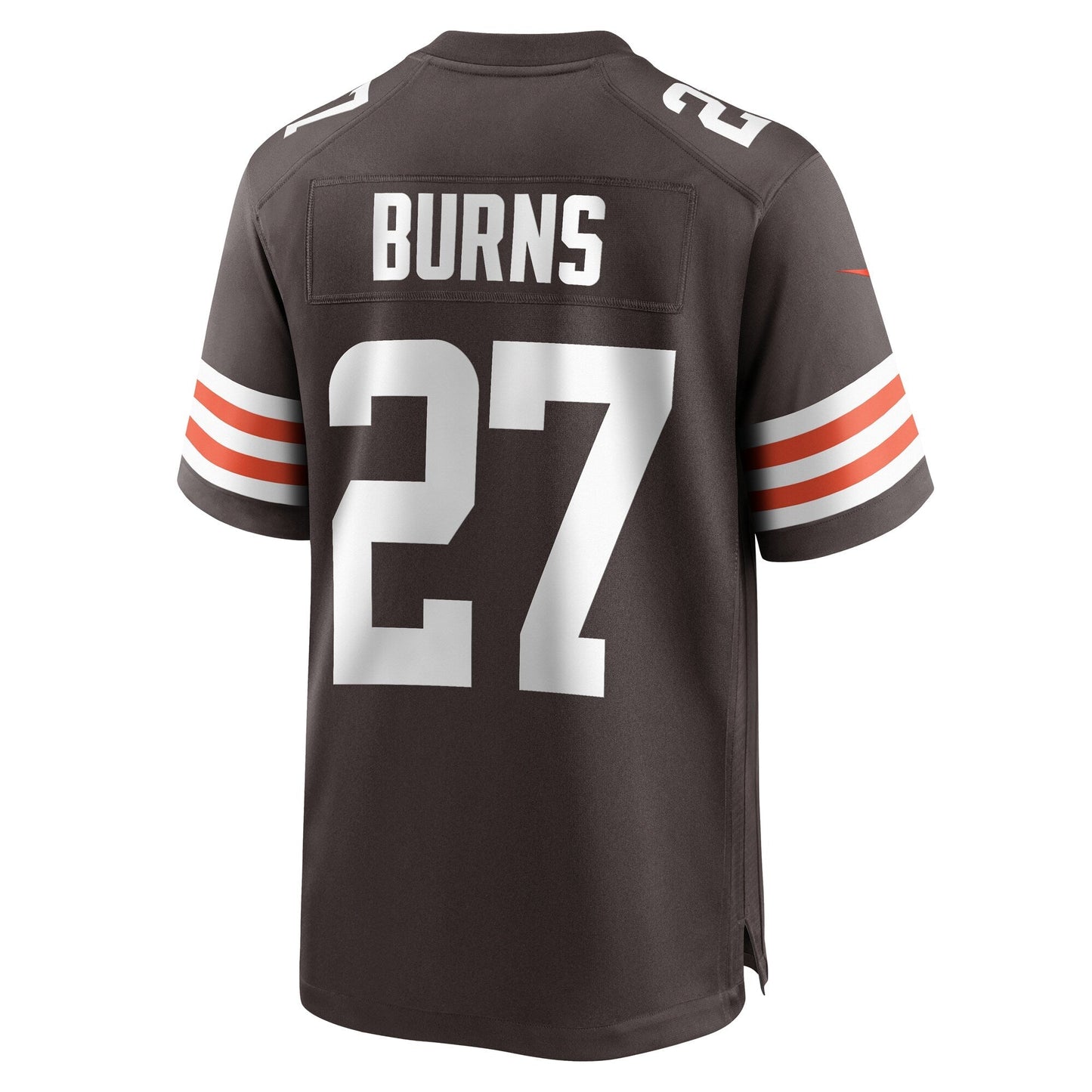Lorenzo Burns Cleveland Browns Team Game Jersey - Brown football jersey product view 3