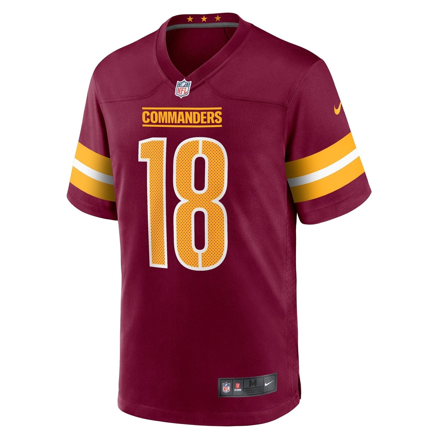 Marcus Mariota Washington Commanders Game Jersey - Burgundy football jersey product view 2