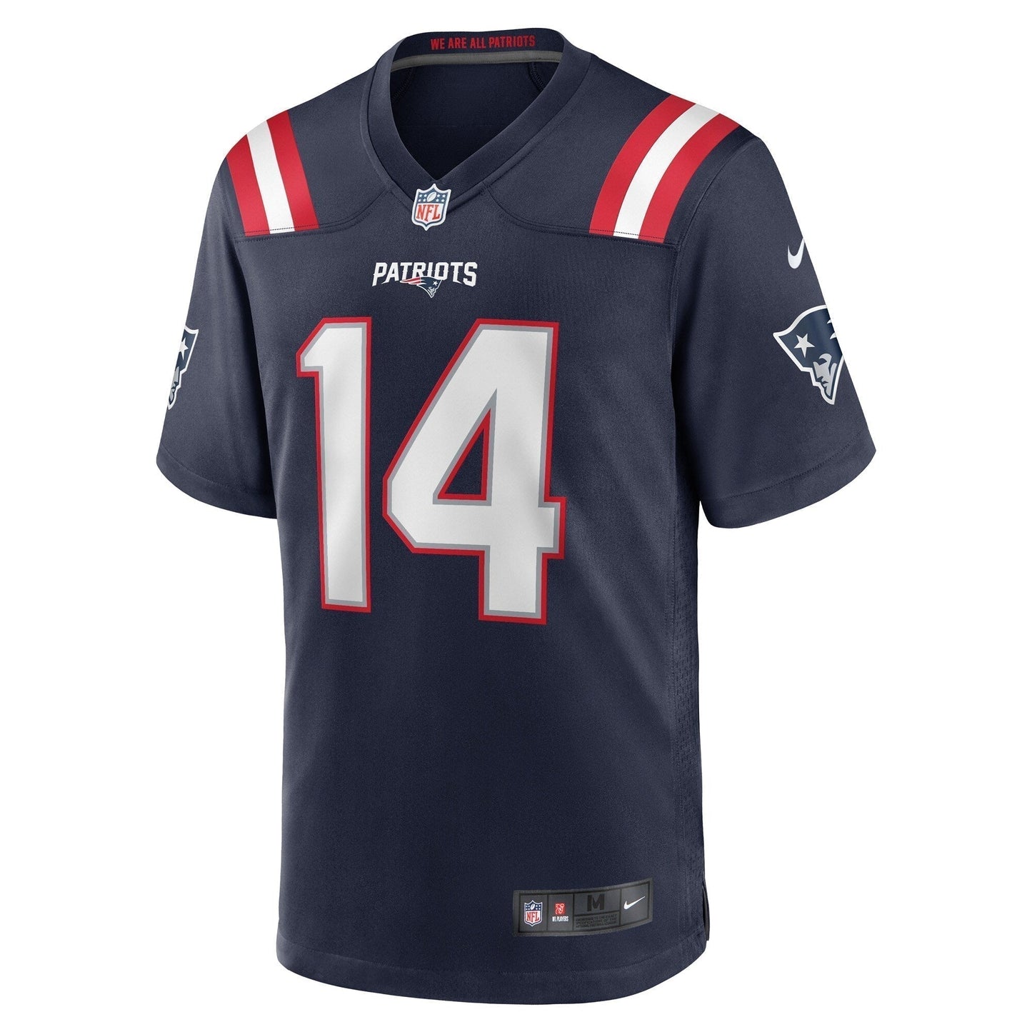 Ty Montgomery New England Patriots Game Jersey - Navy football jersey product view 2