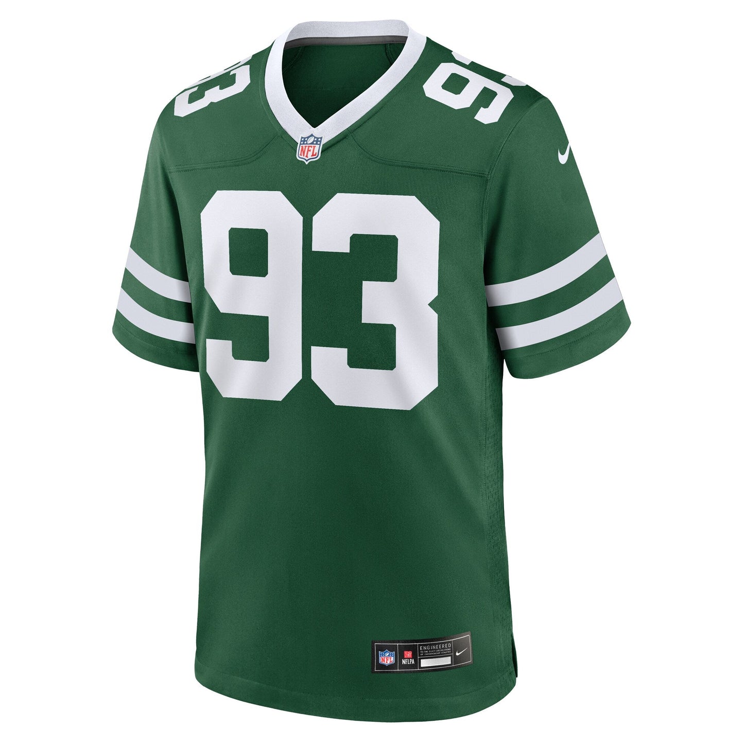 Takk McKinley New York Jets Team Game Jersey - Legacy Green football jersey product view 2