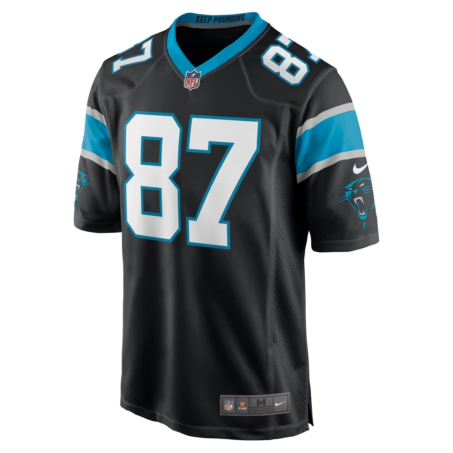 Muhsin Muhammad Carolina Panthers Retired Jersey - Black football jersey product view 2