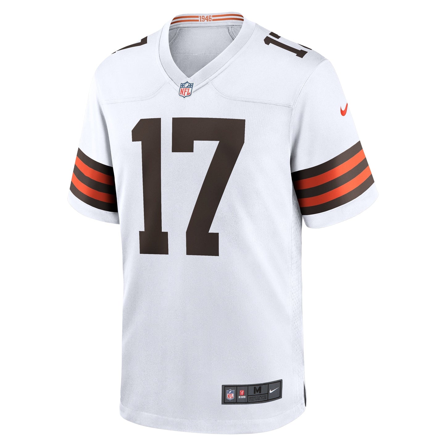 Dorian Thompson-Robinson Cleveland Browns Game Jersey - White football jersey product view 2