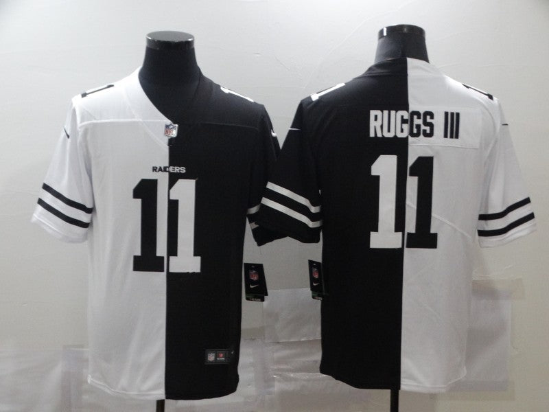Men's Las Vegas Raiders Henry Ruggs III #11 Black/White Game Jersey1 football jersey product view 1