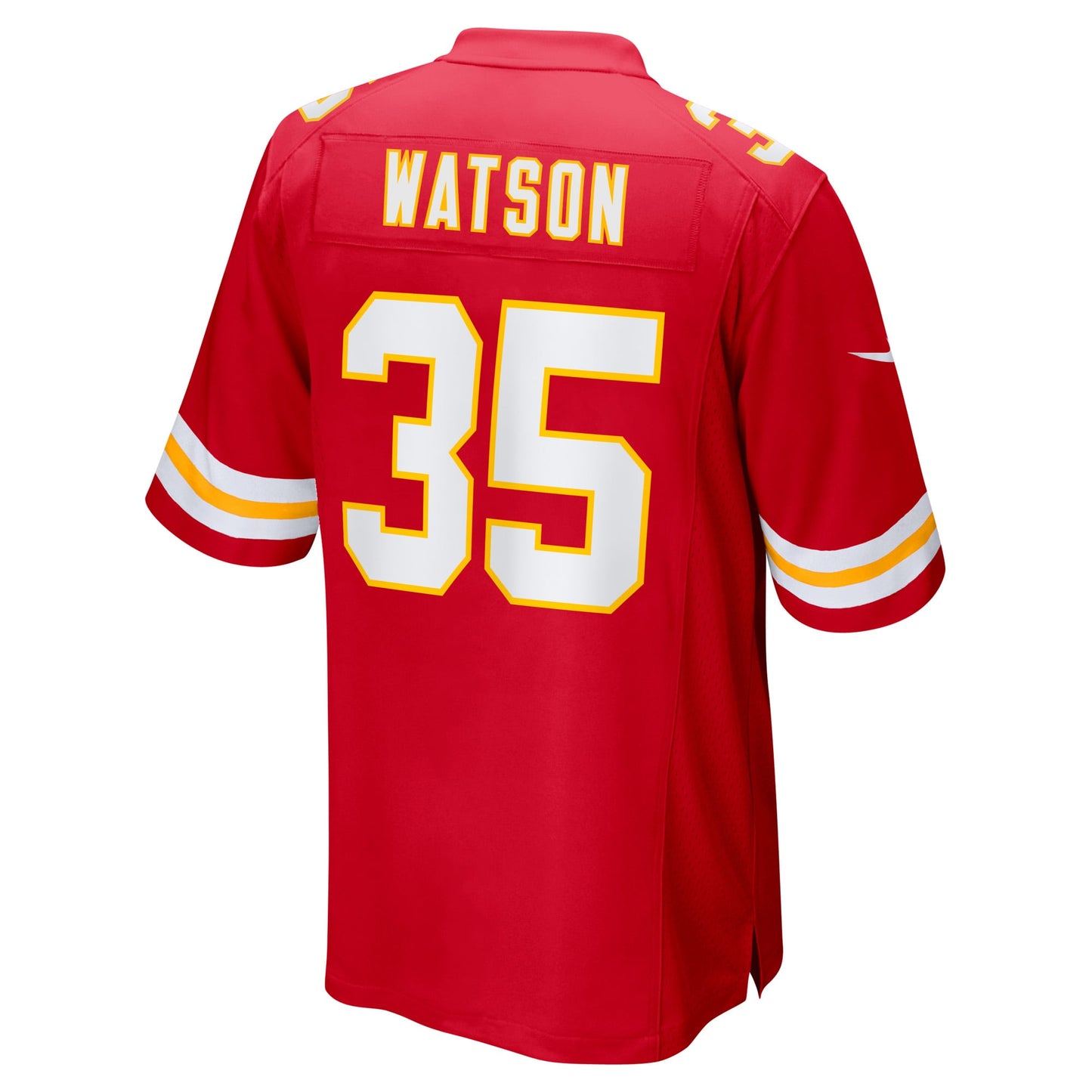 Jaylen Watson Kansas City Chiefs Game Jersey - Red football jersey product view 3