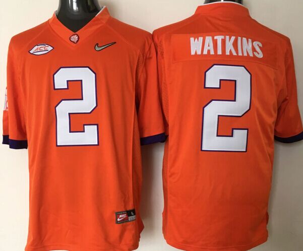 Men's Clemson Tigers Sammy Watkins Orange Game Jersey sports jersey product view 1