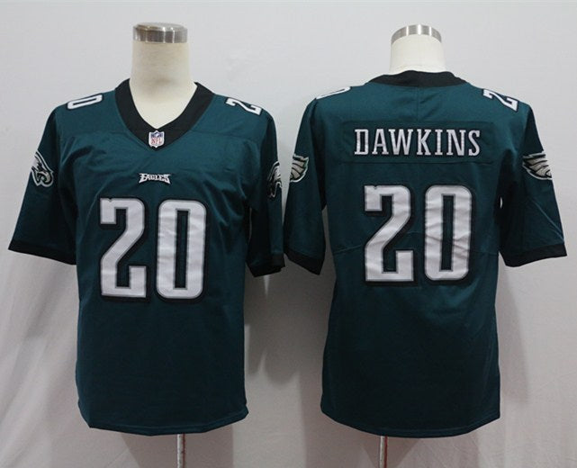 Men's Philadelphia Eagles Brian Dawkins Green Game Jersey football jersey product view 1