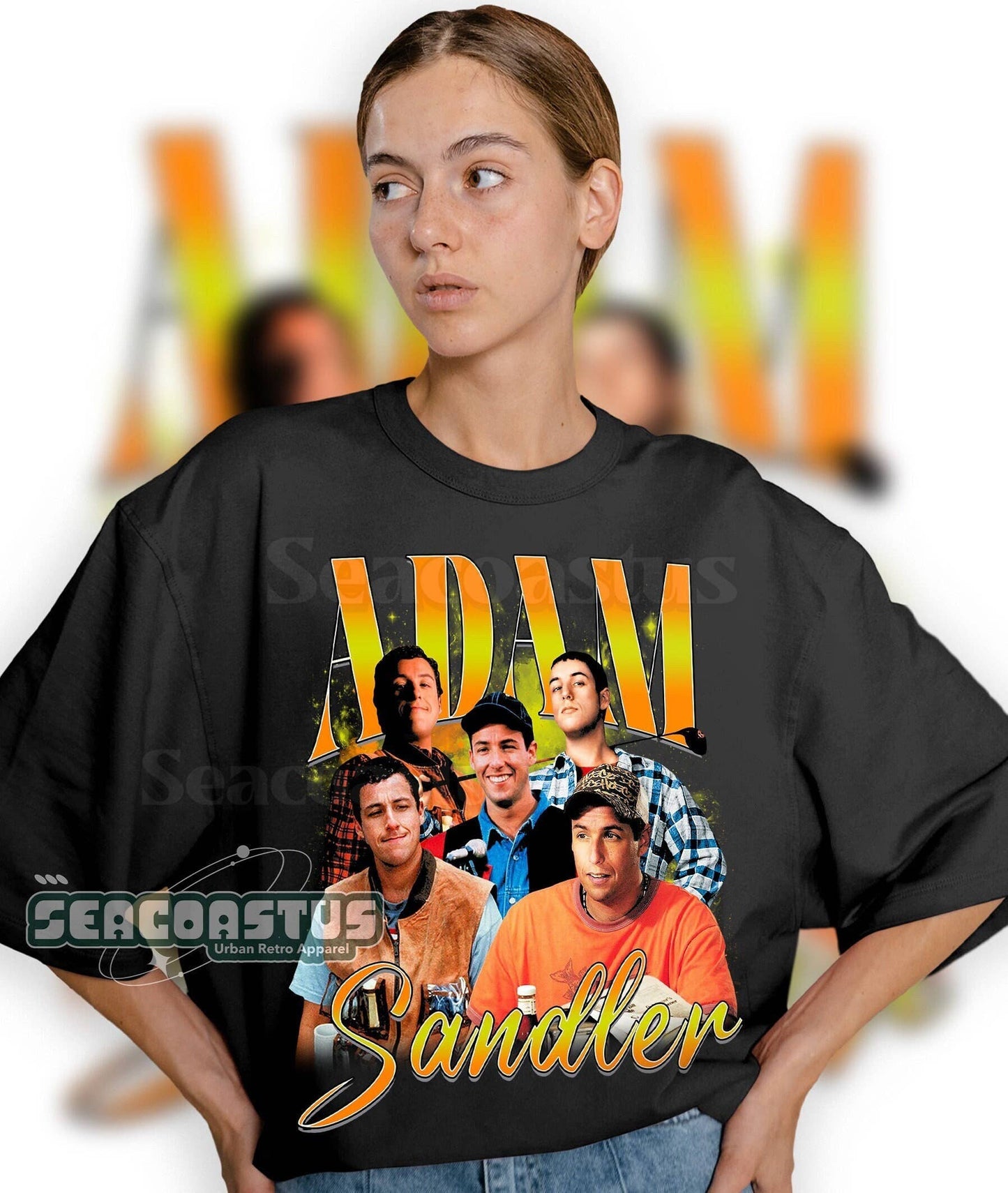 Vintage Adam Sandler Graphic T-Shirt For 90s Fans Unisex T-shirt, Sweatshirt, Hoodie, Long Sleeve Tee - T-Shirt, Sweatshirt, Hoodie