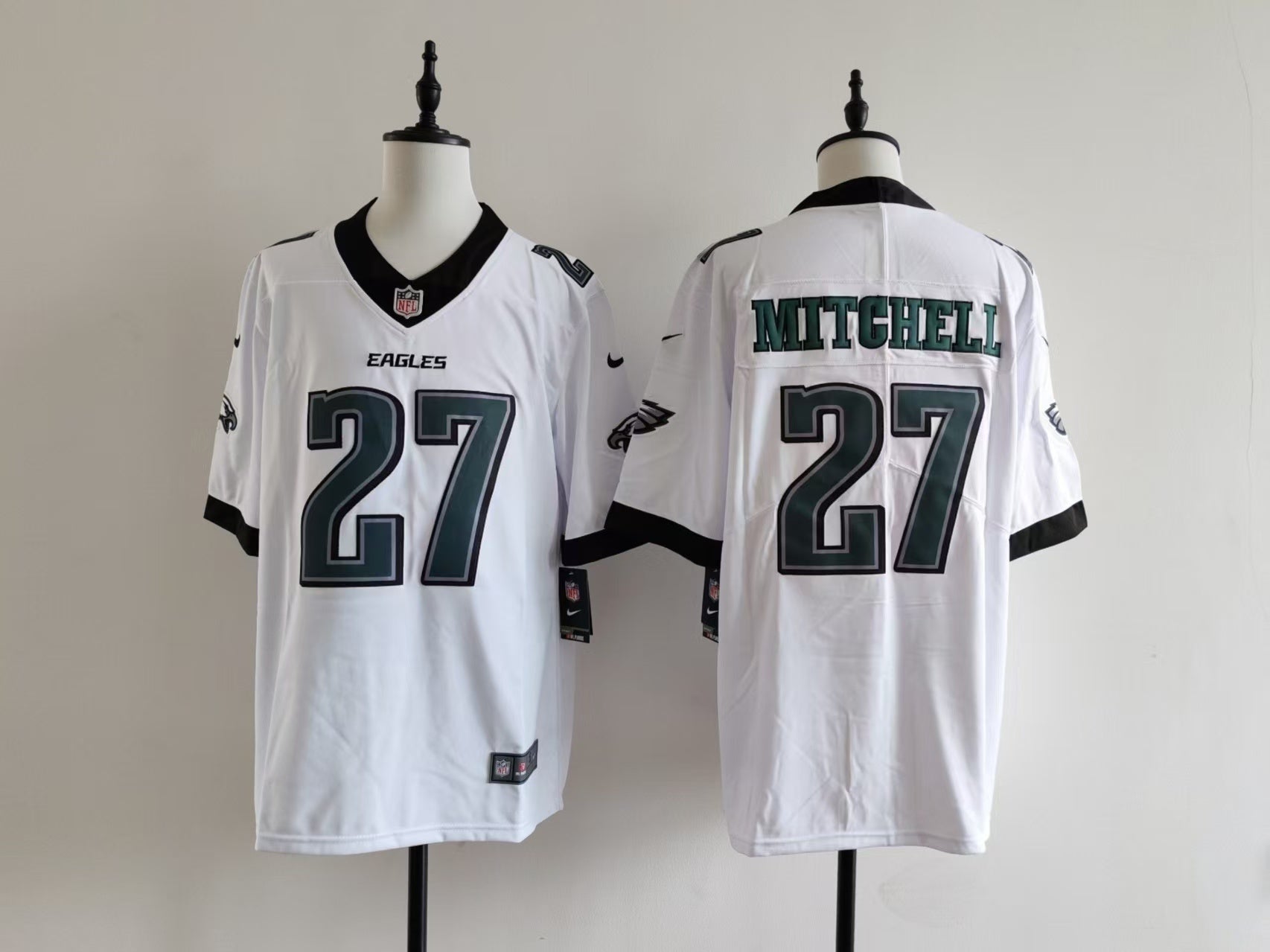 Men's Philadelphia Eagles Quinyon Mitchell Jersey-white football jersey product view 1
