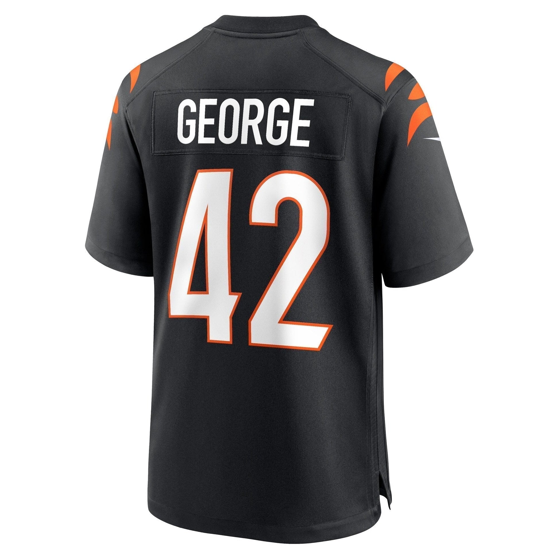 Allan George Cincinnati Bengals Game Jersey - Black football jersey product view 3