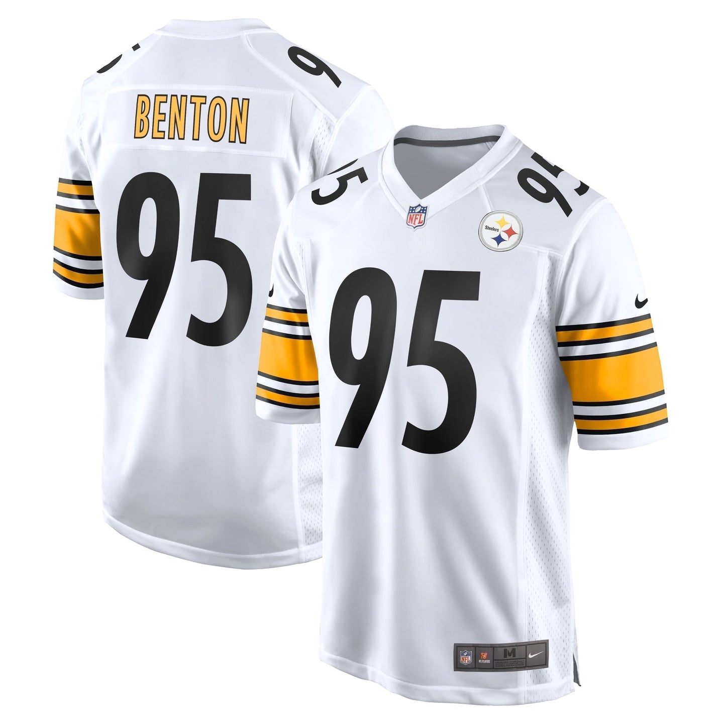 Keeanu Benton Pittsburgh Steelers Game Jersey - White football jersey product view 1