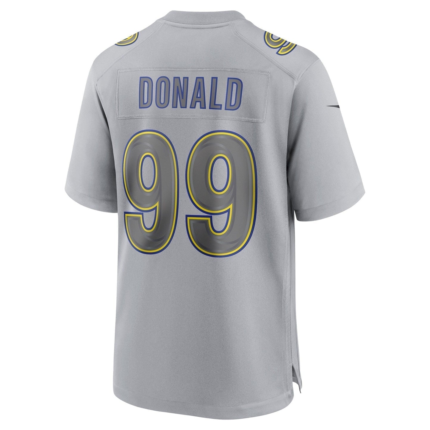 Aaron Donald Los Angeles Rams Atmosphere Fashion Game Jersey - Gray football jersey product view 3