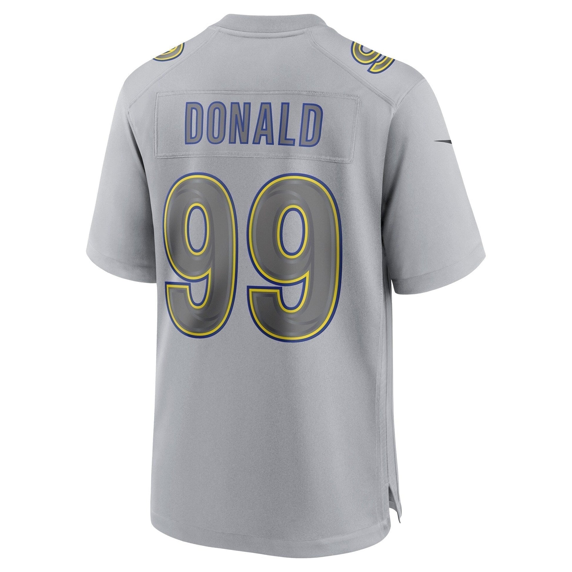 Aaron Donald Los Angeles Rams Atmosphere Fashion Game Jersey - Gray football jersey product view 3