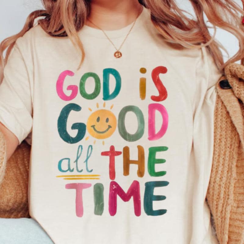 God Is Good Tee - Boho Christian Jesus Lover Unisex T-shirt, Sweatshirt, Hoodie, Long Sleeve Tee - T-Shirt, Sweatshirt, Hoodie
