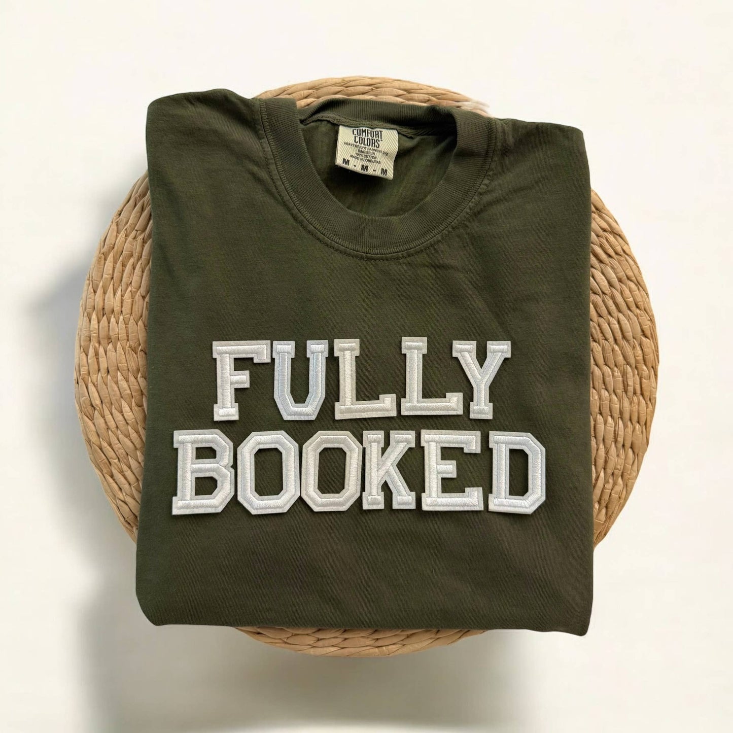 Fully Booked Comfort Colors Short Sleeve Shirt, Book Lovers Unisex T-shirt, Sweatshirt, Hoodie, Long Sleeve Tee - T-Shirt, Sweatshirt, Hoodie