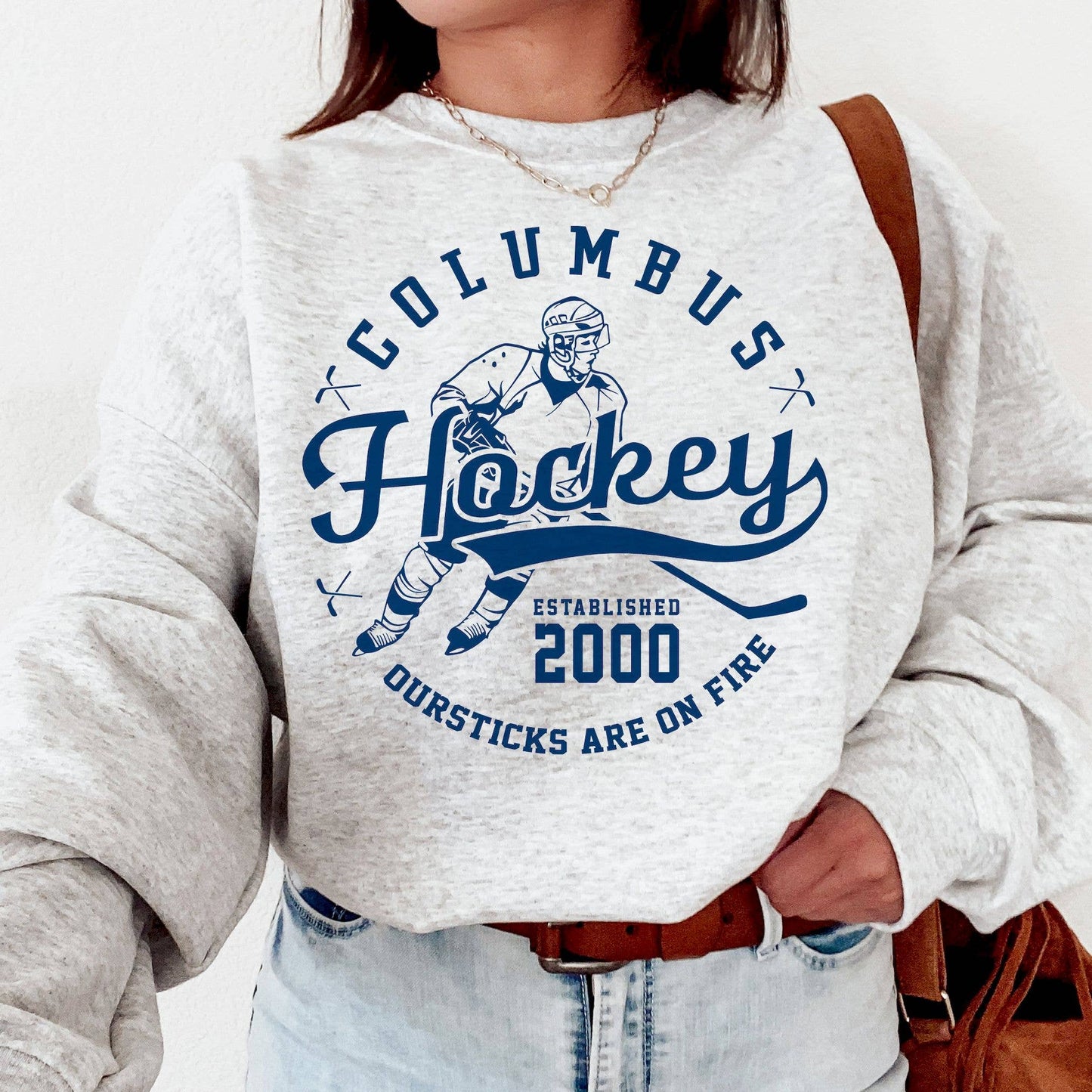 Retro Columbus Blue Jackets Est 2000 Ice Hockey Unisex T-shirt, Sweatshirt, Hoodie, Long Sleeve Tee - T-Shirt, Sweatshirt, Hoodie