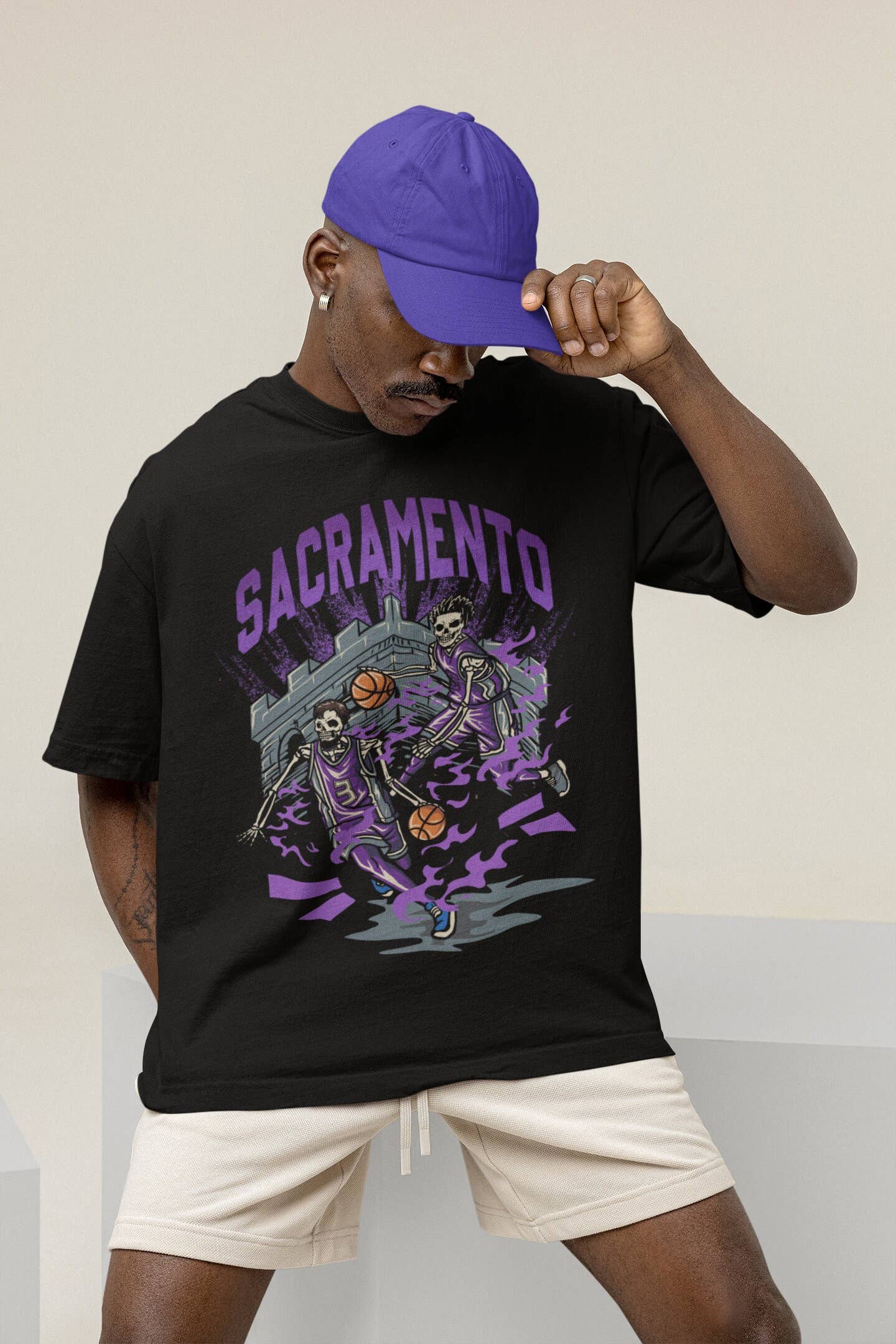 Sacramento Kings Vintage Graphic T-Shirt Sactown Basketball Unisex T-shirt, Sweatshirt, Hoodie, Long Sleeve Tee - T-Shirt, Sweatshirt, Hoodie