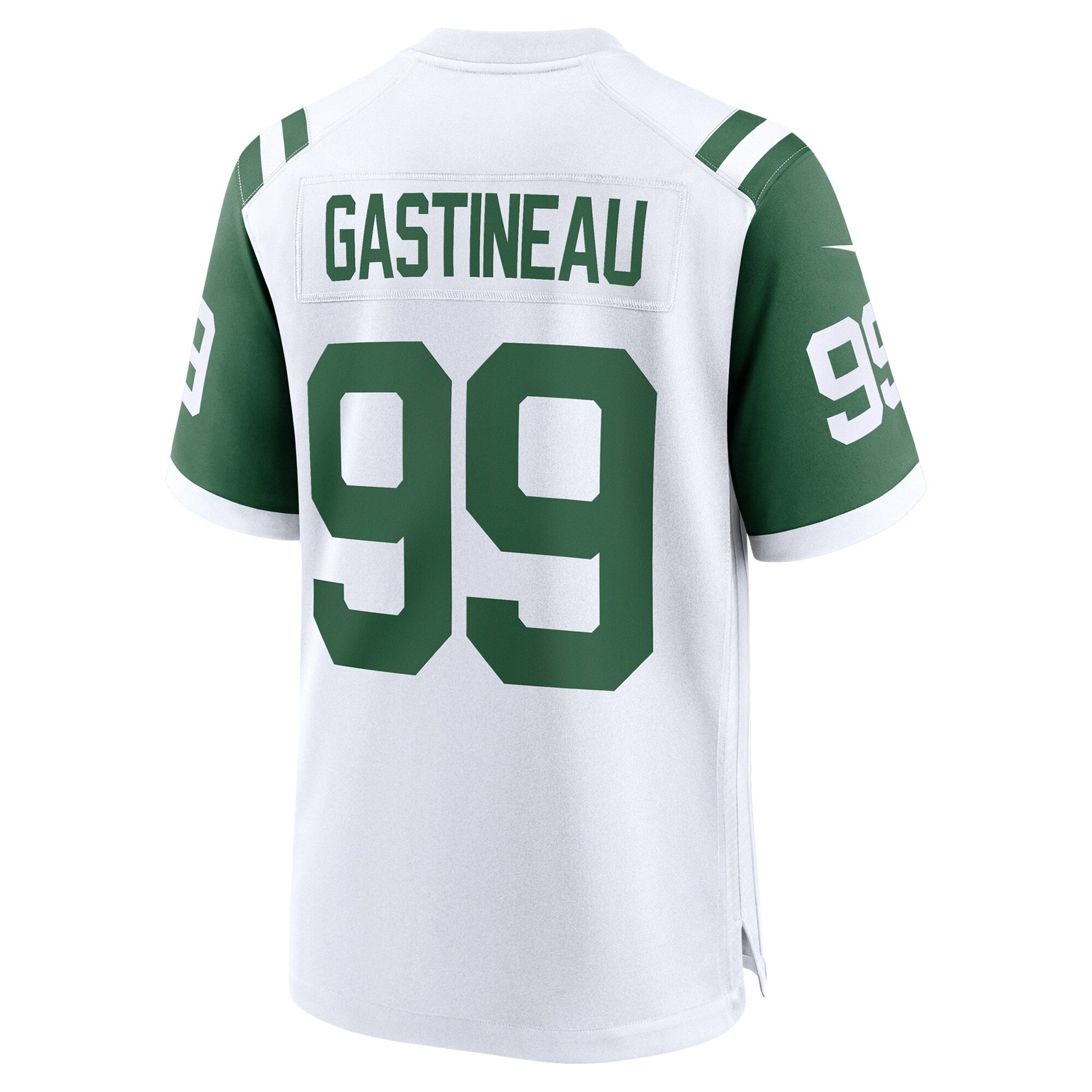 Mark Gastineau New York Jets Classic Alternate Retired Game Jersey - White football jersey product view 3
