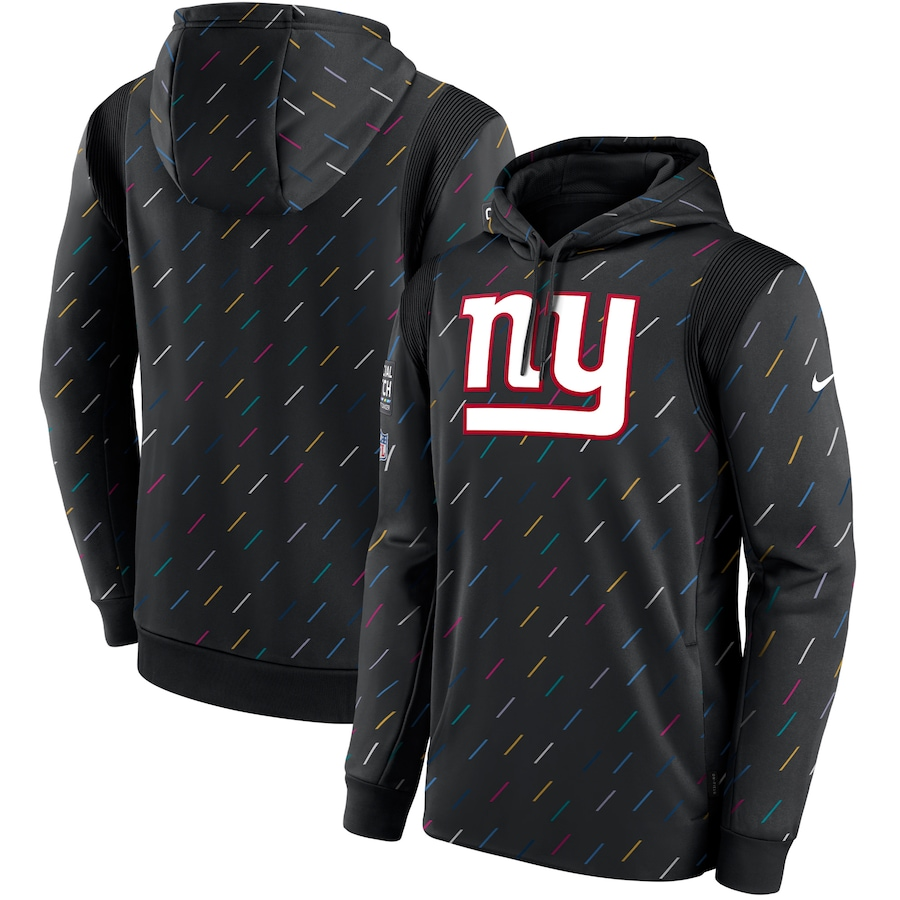 Men's New York Giants 2021 Salute to Service Hoodie Black football jersey product view 1