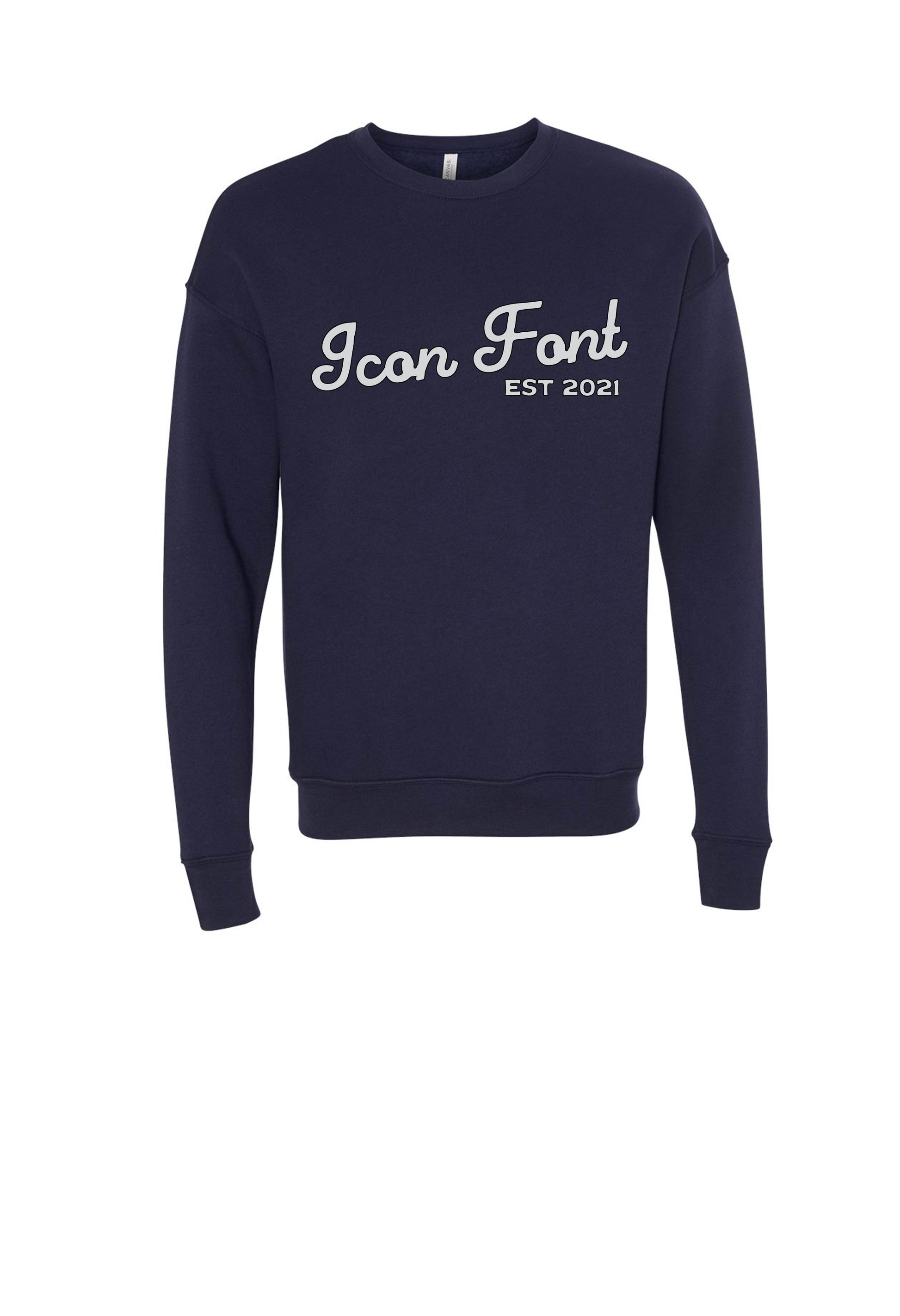 Custom Navy Crewneck Sweatshirt | 3945 Unisex T-shirt, Sweatshirt, Hoodie, Long Sleeve Tee - T-Shirt, Sweatshirt, Hoodie