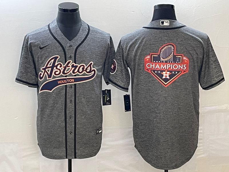 Men's Houston Astros Gray Joint Edition Replica Player Jersey baseball jersey product view 1