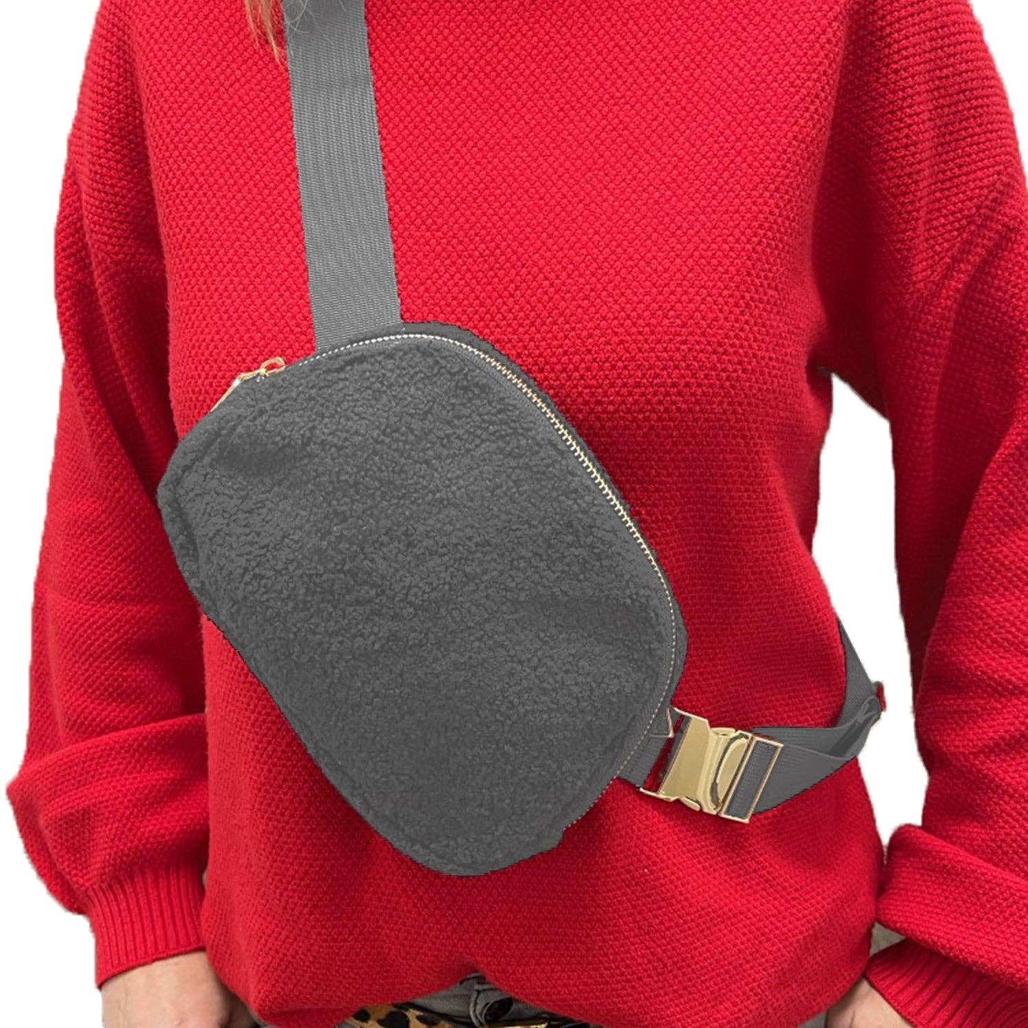 SH-1401 Sherpa Belt Bag Dark Grey Unisex T-shirt, Sweatshirt, Hoodie, Long Sleeve Tee - T-Shirt, Sweatshirt, Hoodie