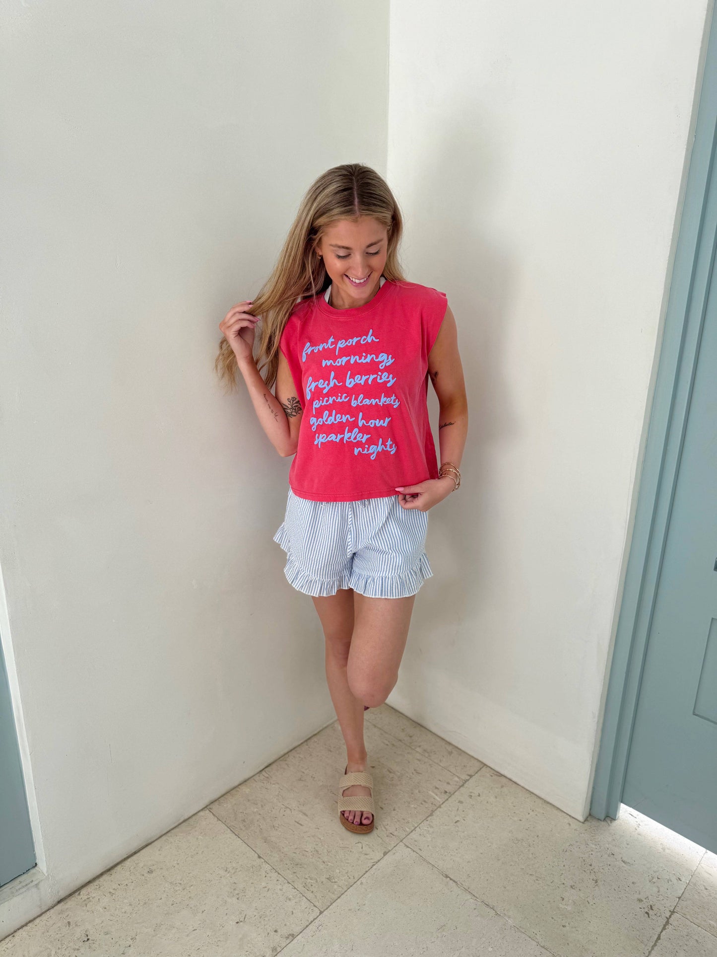 Summer List Tank Unisex T-shirt, Sweatshirt, Hoodie, Long Sleeve Tee - T-Shirt, Sweatshirt, Hoodie