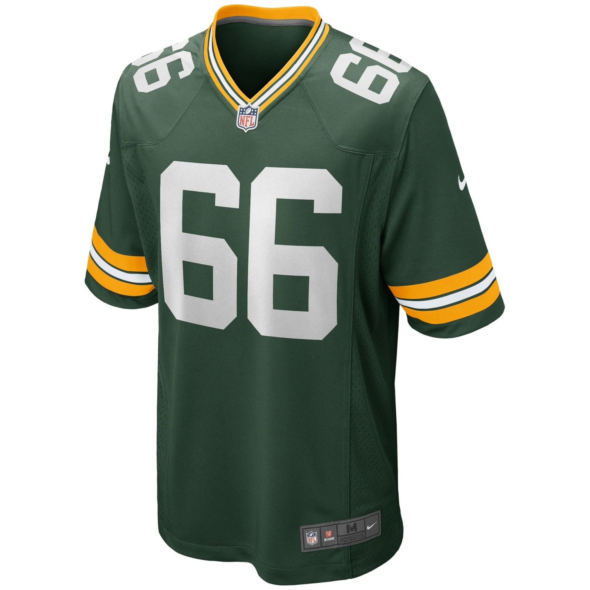Ray Nitschke Green Bay Packers Game Retired Jersey - Green football jersey product view 2