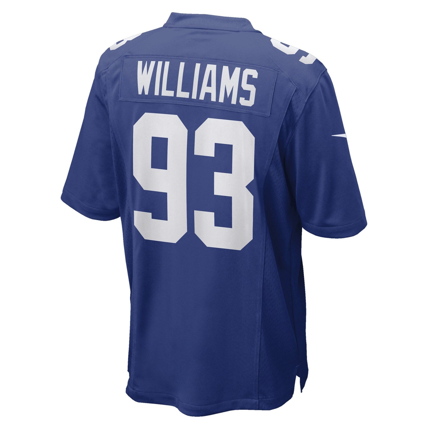 Nick Williams New York Giants Game Jersey - Royal football jersey product view 3