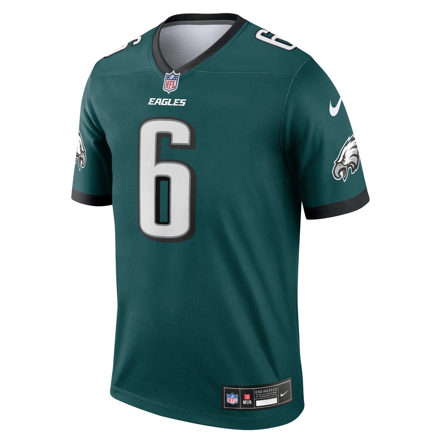 DeVonta Smith Philadelphia Eagles Legend Jersey - Midnight Green football jersey product view 2