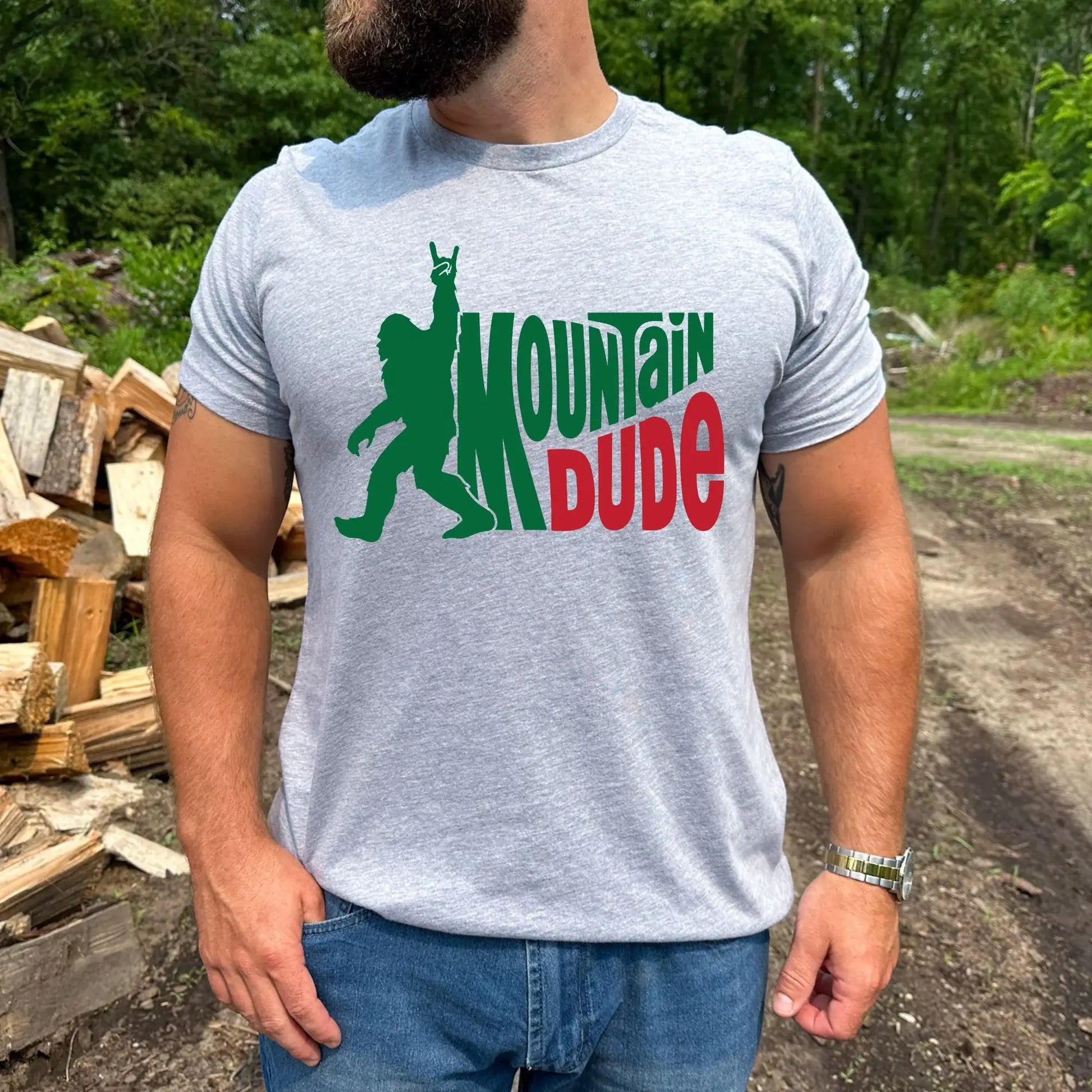 Mountain Dude Sasquatch Graphic Tee 294 Unisex T-shirt, Sweatshirt, Hoodie, Long Sleeve Tee - T-Shirt, Sweatshirt, Hoodie