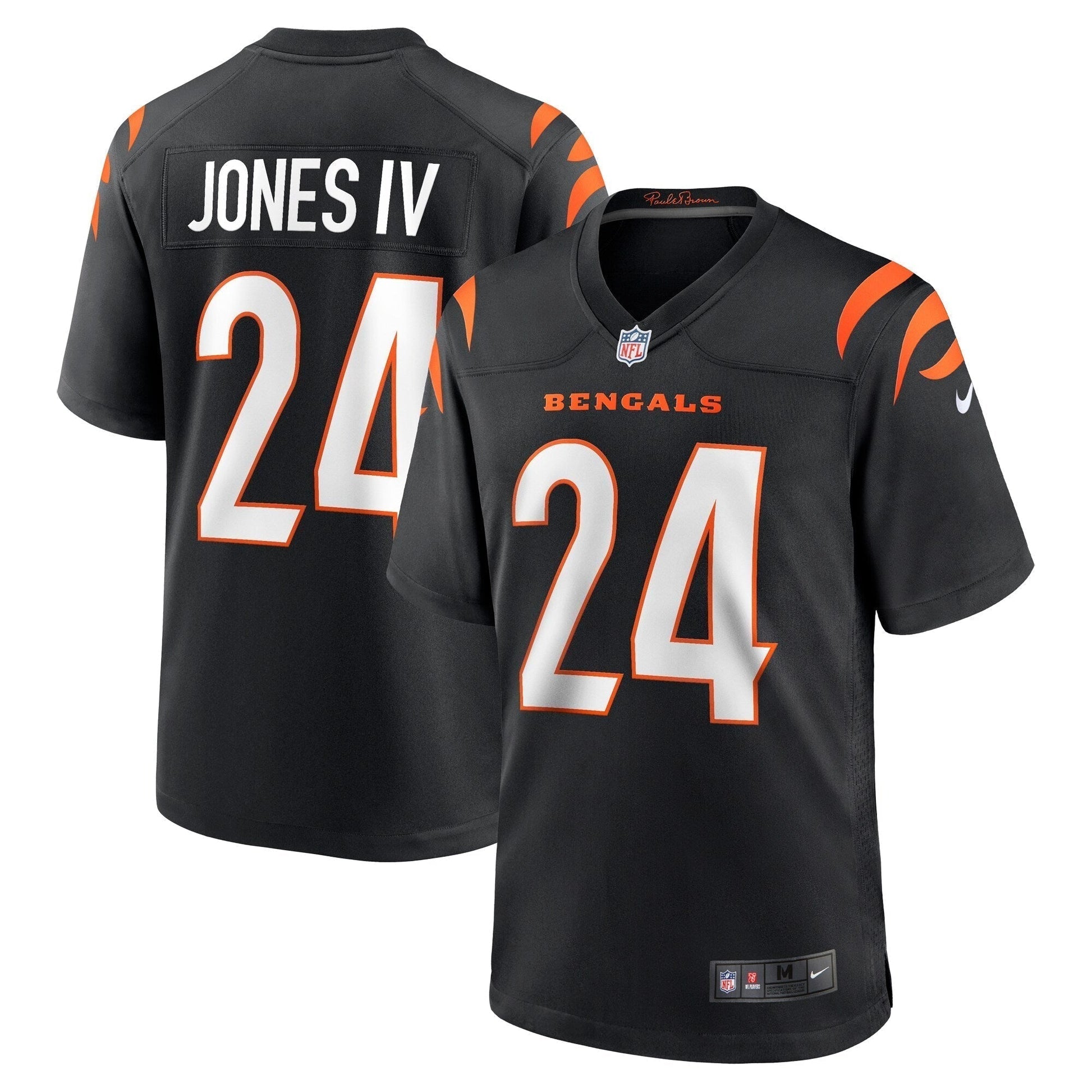 Sidney Jones Cincinnati Bengals Game Jersey - Black football jersey product view 1