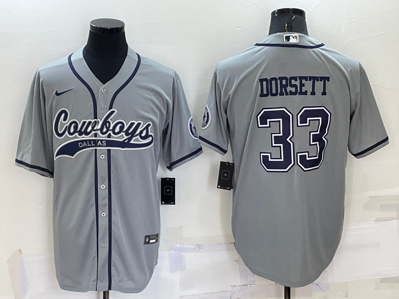 Men's Dallas Cowboys Tony Dorsett Gray Game Jersey Joint Edition football jersey product view 1
