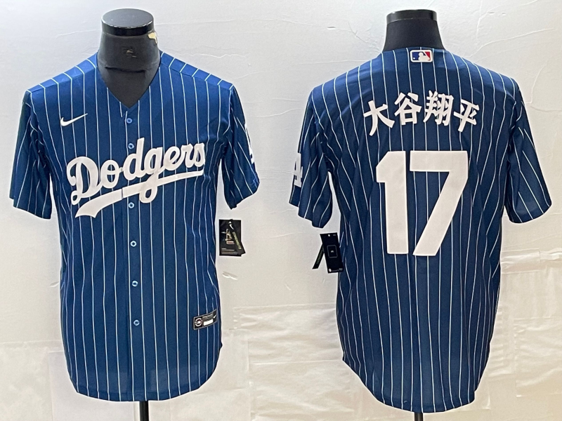 Men's Los Angeles Dodgers Shohei Ohtani #17 Royal Player Jersey1 baseball jersey product view 1